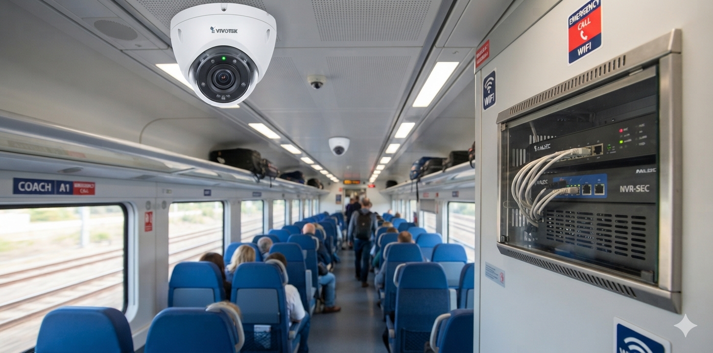 Railway In Cabin Security Camera